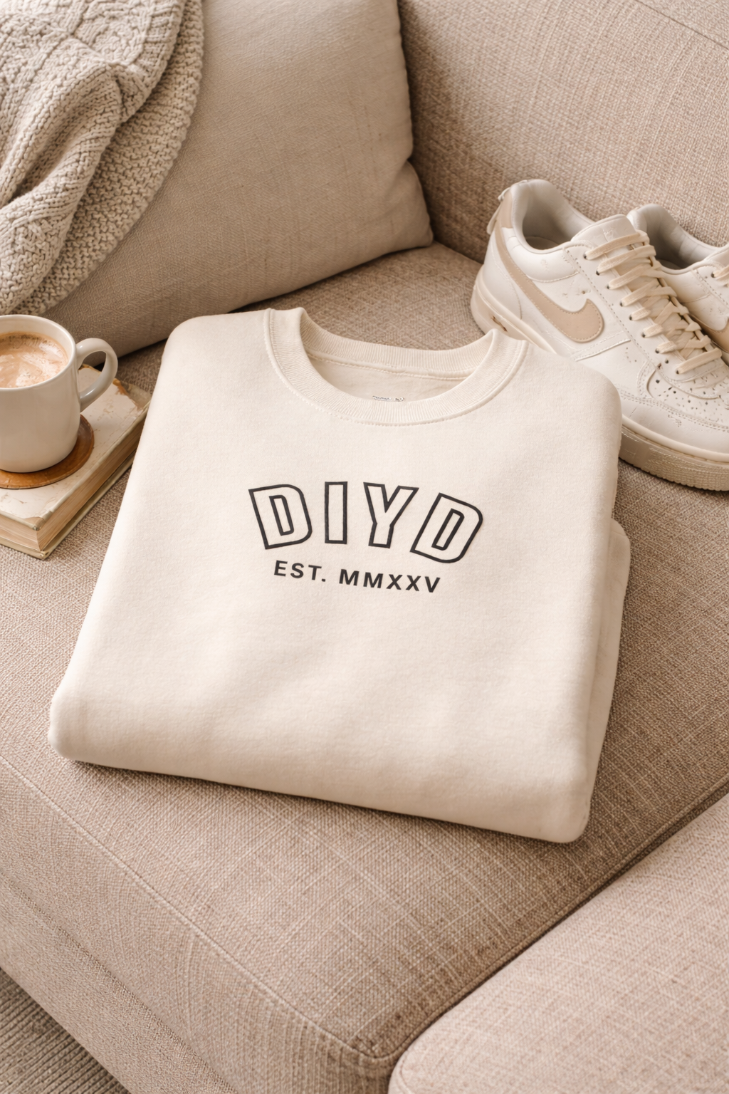 Sand Crewneck Sweatshirt — DIYD