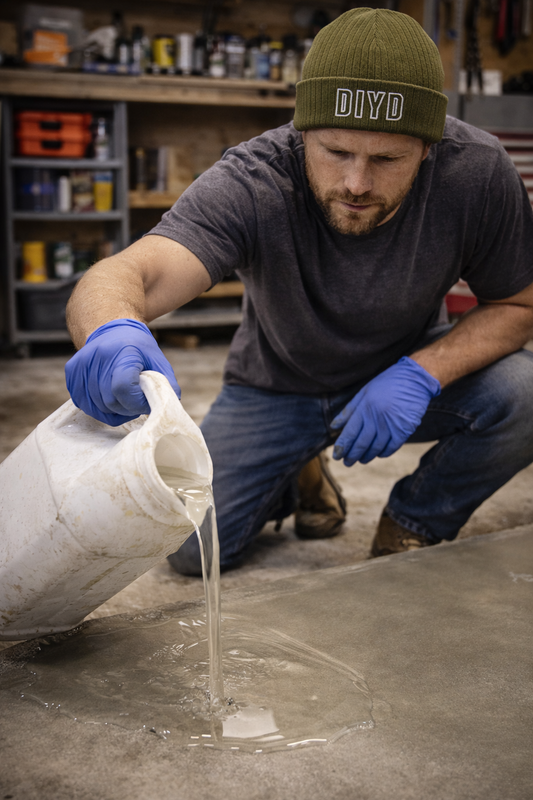 Olive  'DIYD' Ribbed Knit Beanie — Cozy Olive Cuffed