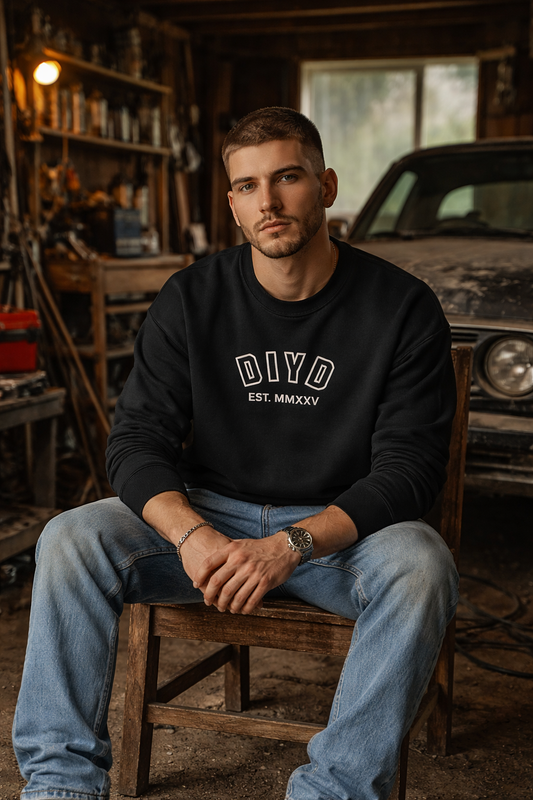 Black  Crewneck Sweatshirt – DIYD