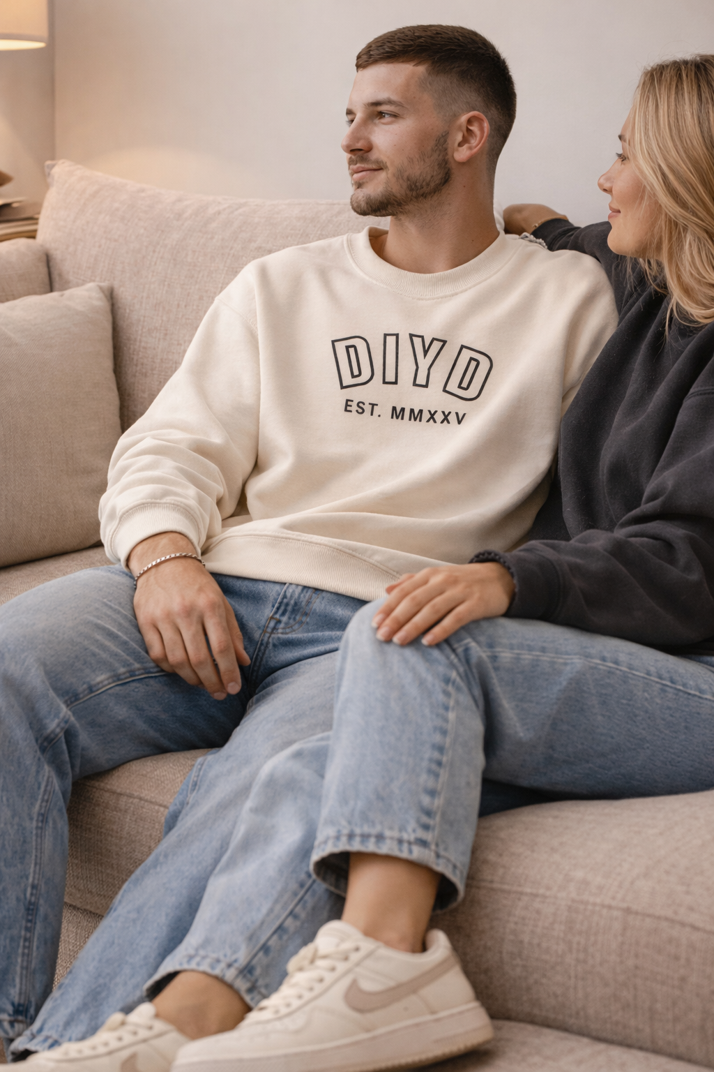 Sand Crewneck Sweatshirt —  DIYD
