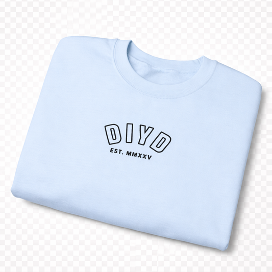 Light Blue Crewneck Sweatshirt — DIYD