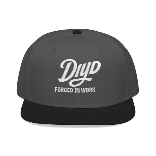Charcoal / Black  — 'DIYD ' Embroidered Dad can do Attitude Cap