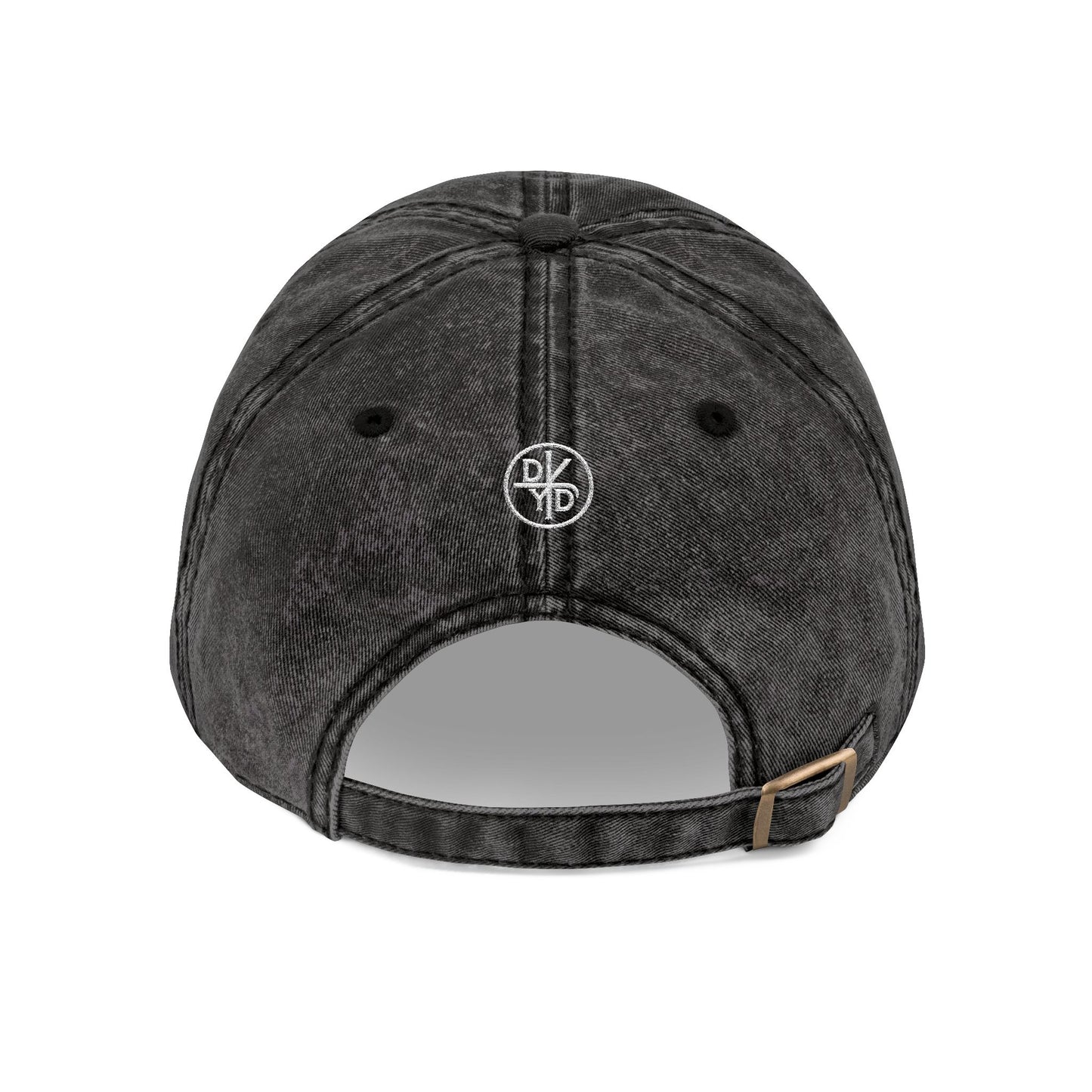 Black Vintage DIYD Cap — Rugged Everyday wear