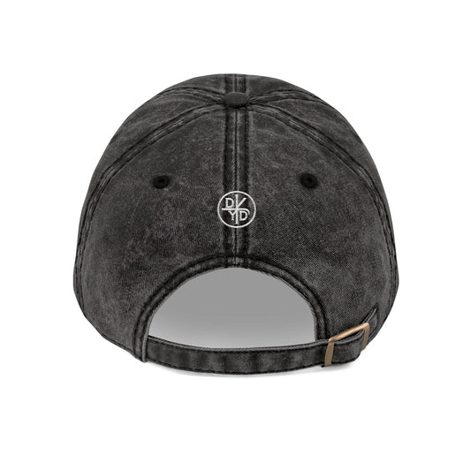Black Vintage DIYD Cap — Rugged Everyday wear