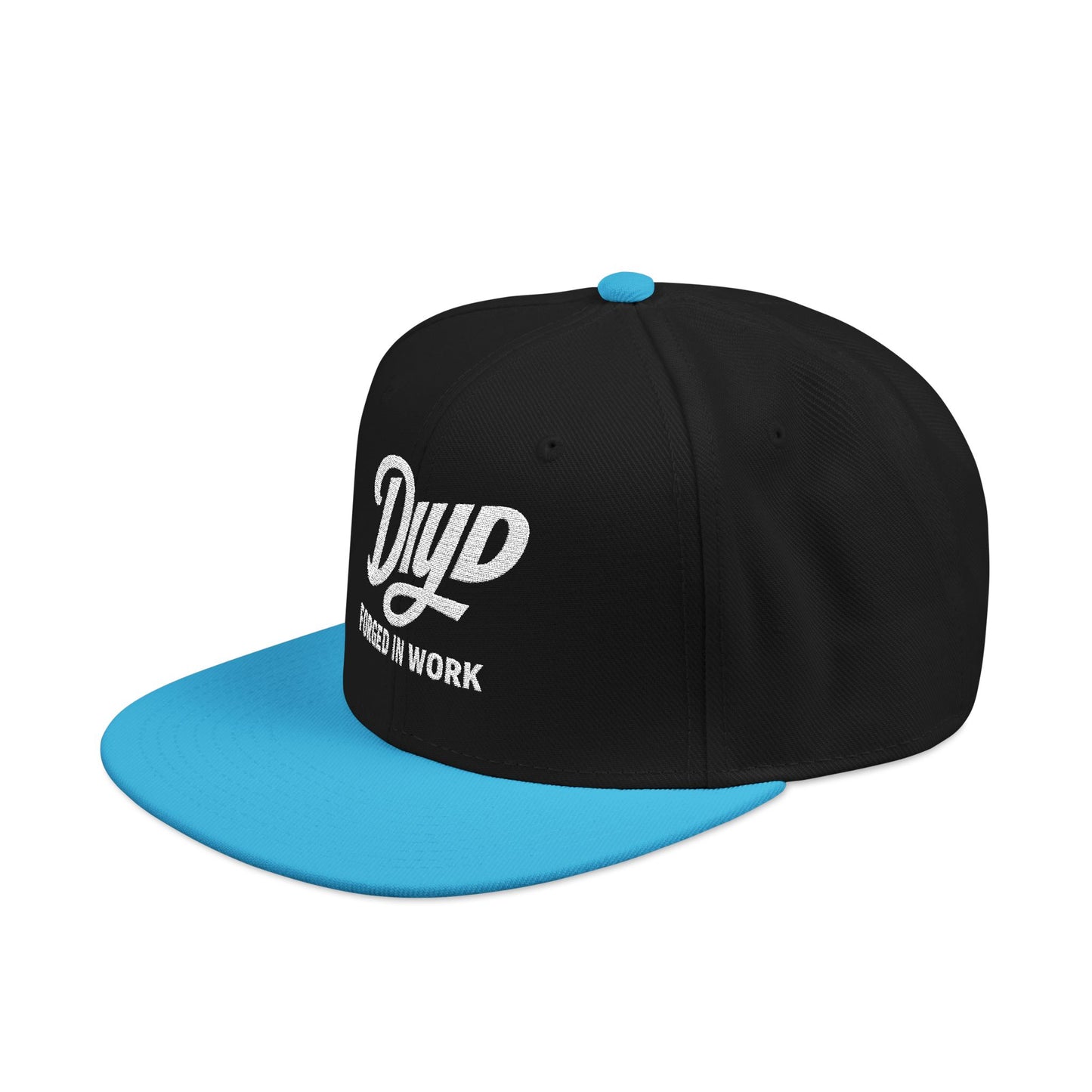 Black And Aqua -DIYD  S/B Hat — Built for the Casual Dad