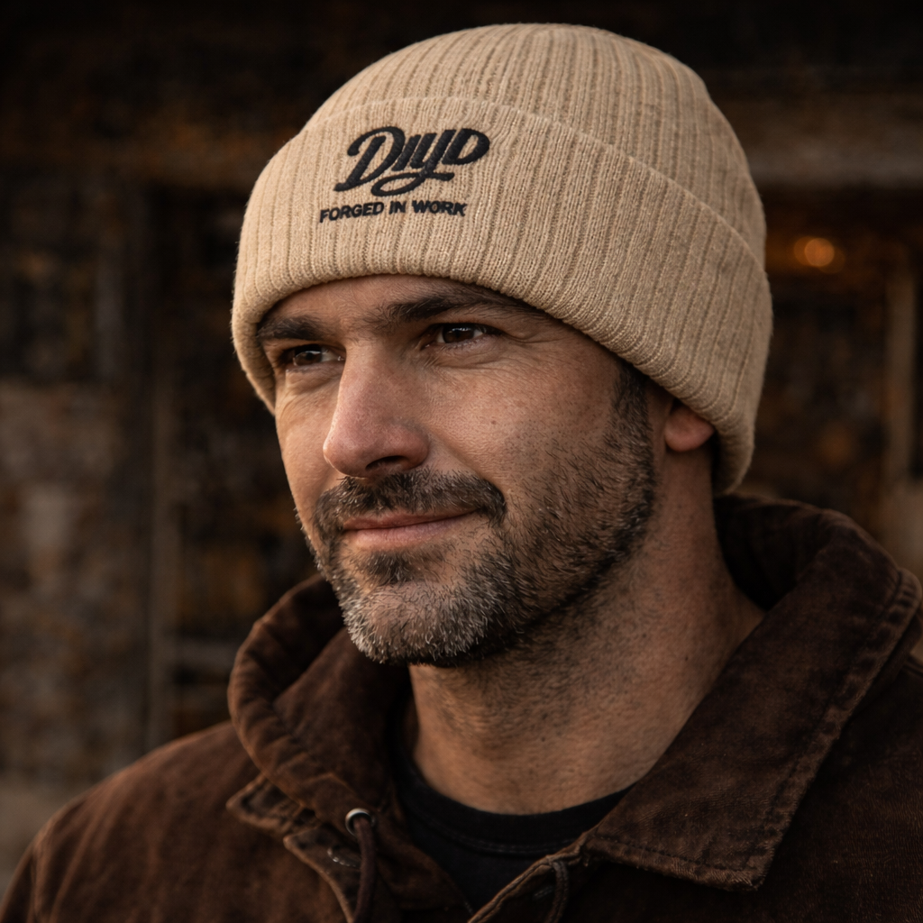 Male wearing Beanie outdoor