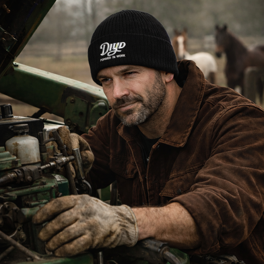 Black DIYD Beanie — Built for Cold Mornings